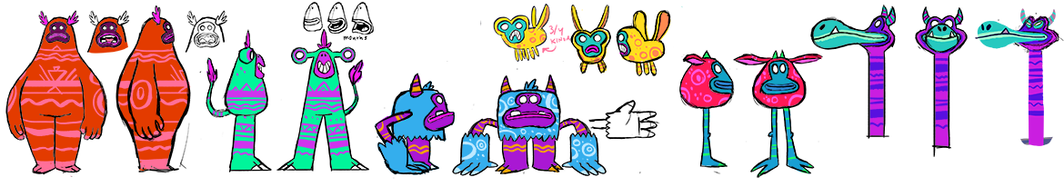 Weirdlings Characters
