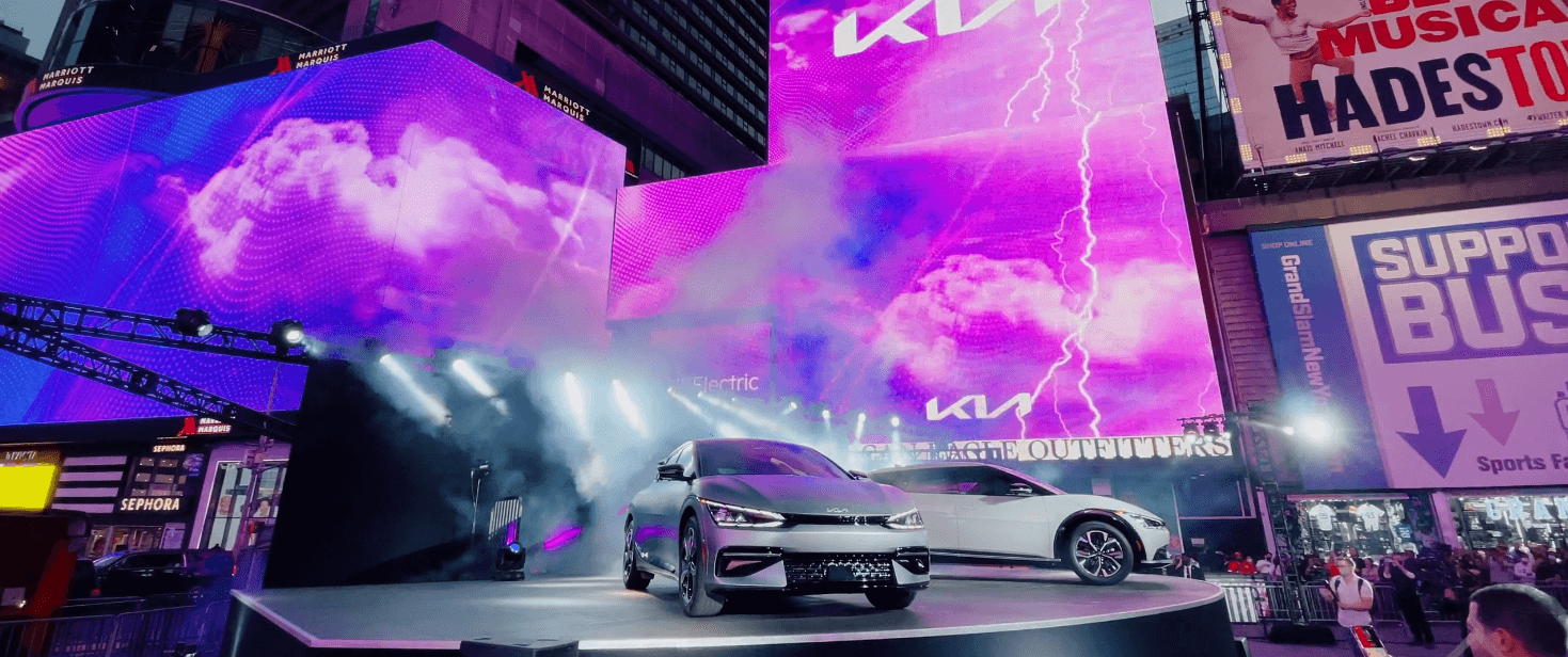 Kia Experiential Times Square Brand Reveal Fivestone Studios